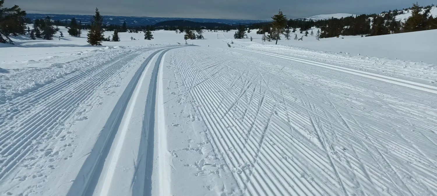 Ferienhaus in Sjusjøen bei Lillehammer im Winter